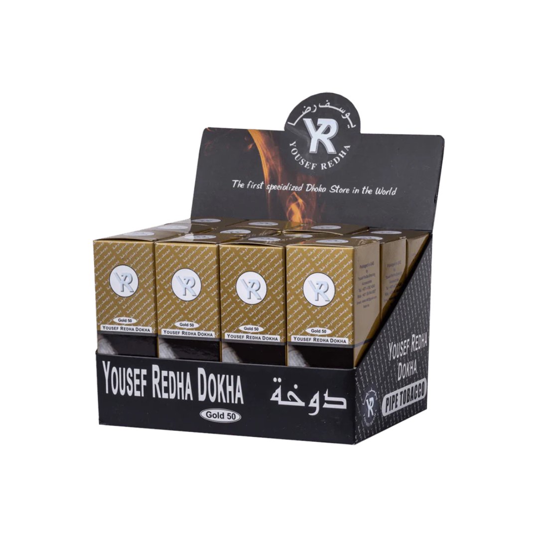 Yousef Redha Dokha Gold 50 13g box