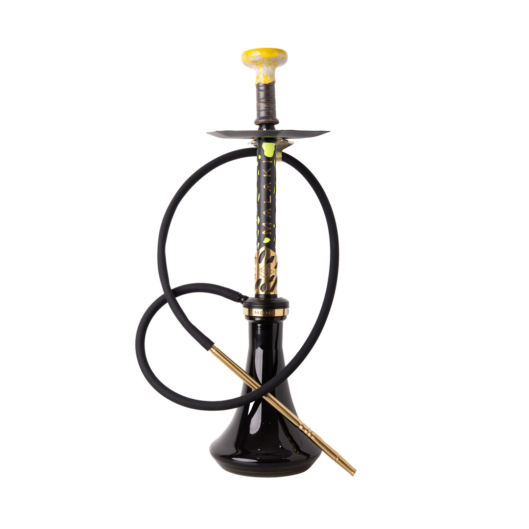 Malaki Shisha Black Yellow